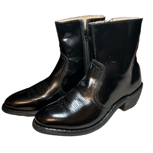 HP! Leather Classics Dress Western Cowboy Boots - Picture 4 of 12